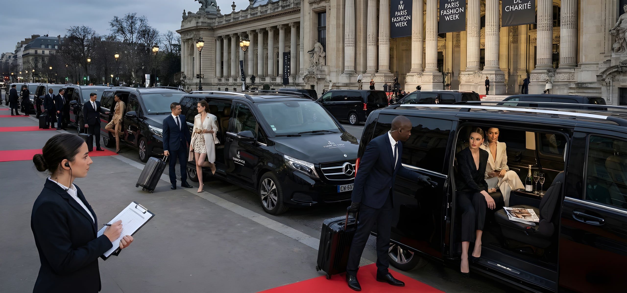 Transport VIP événementiel Paris Fashion Week