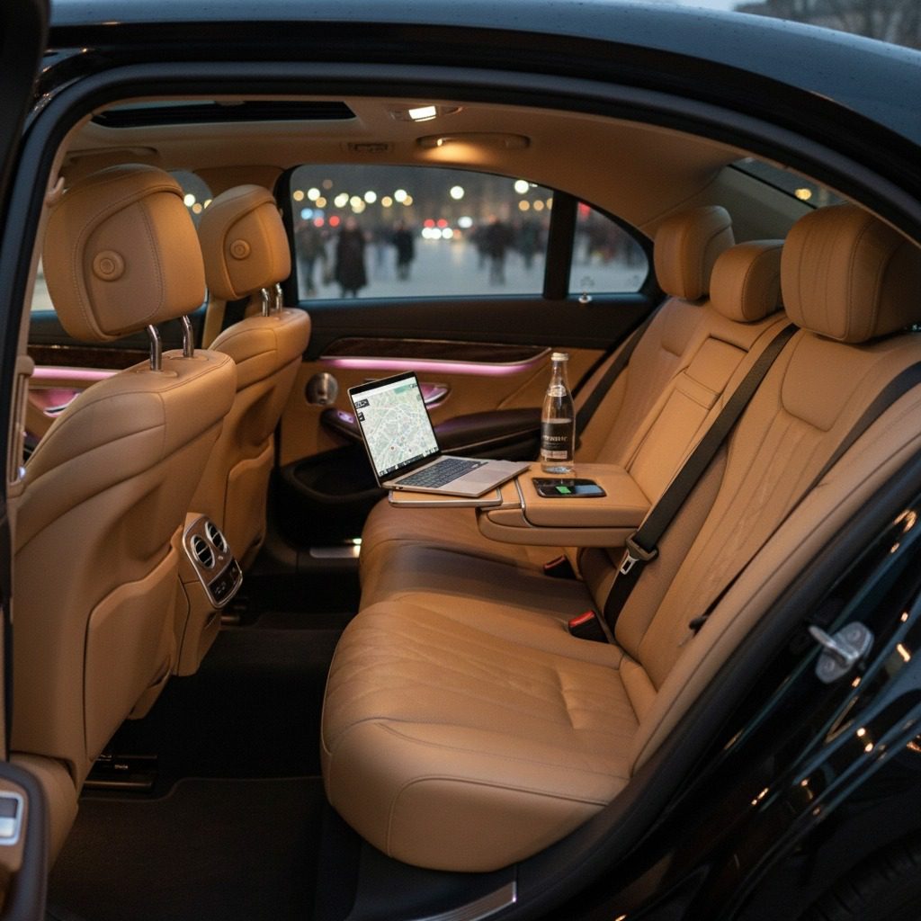 Intérieur d'un Van Premium de luxe