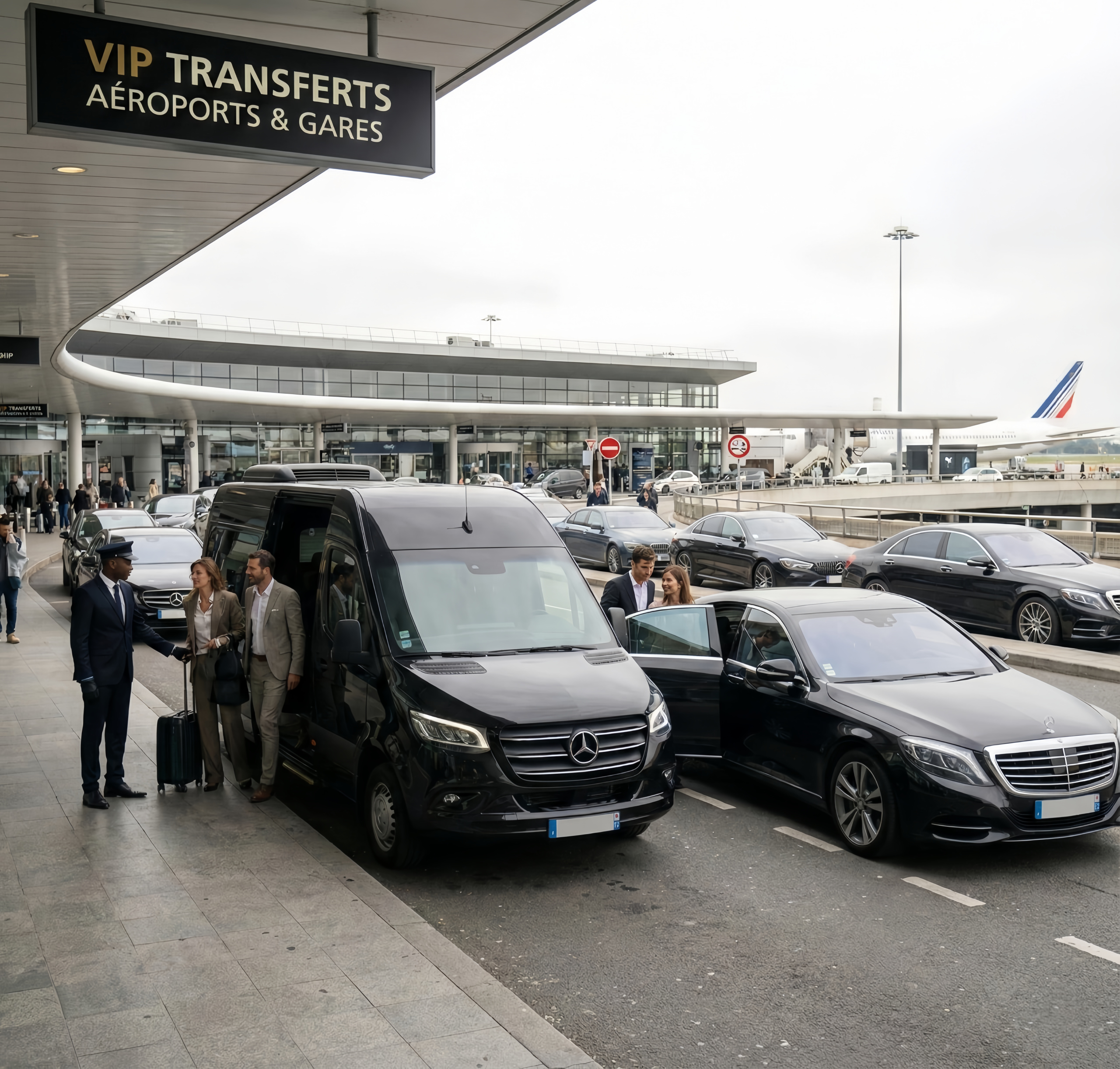 Transfert aéroport Paris chauffeur privé
