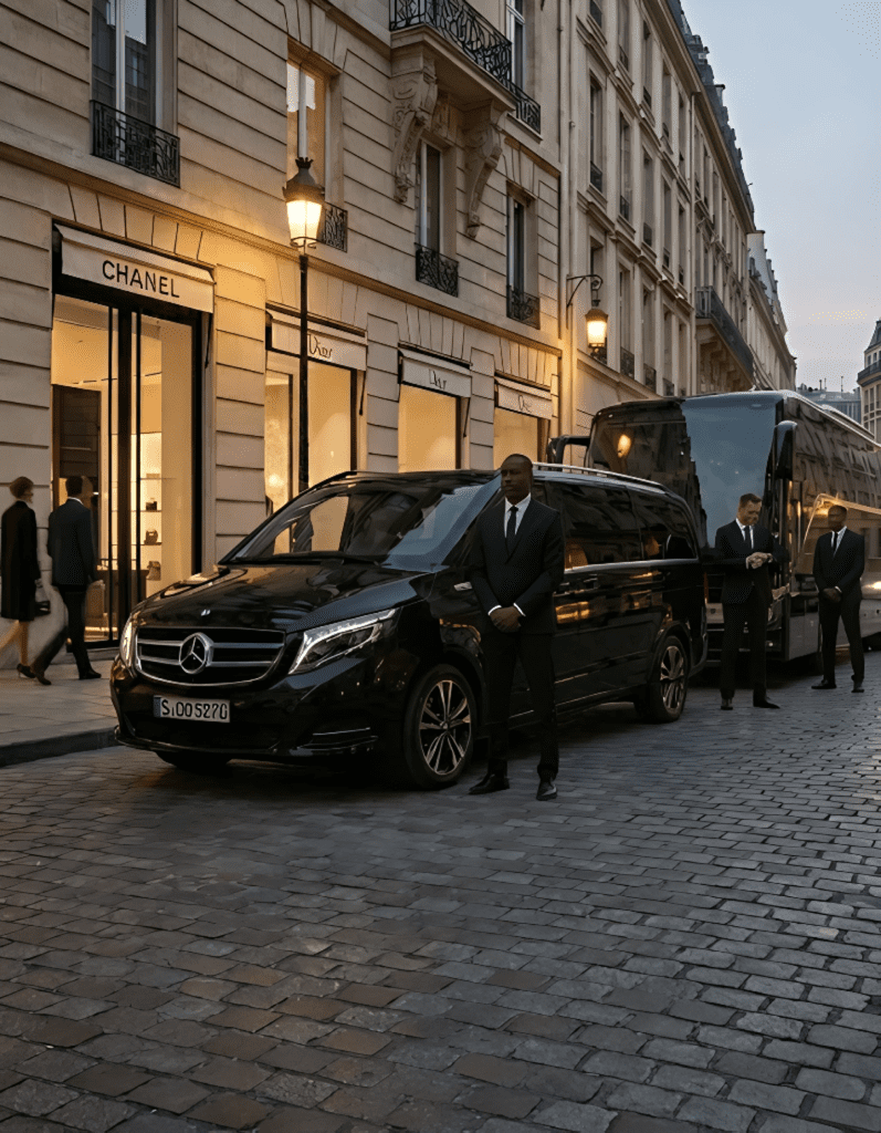 Véhicule de notre compagnie chauffeur privé Paris